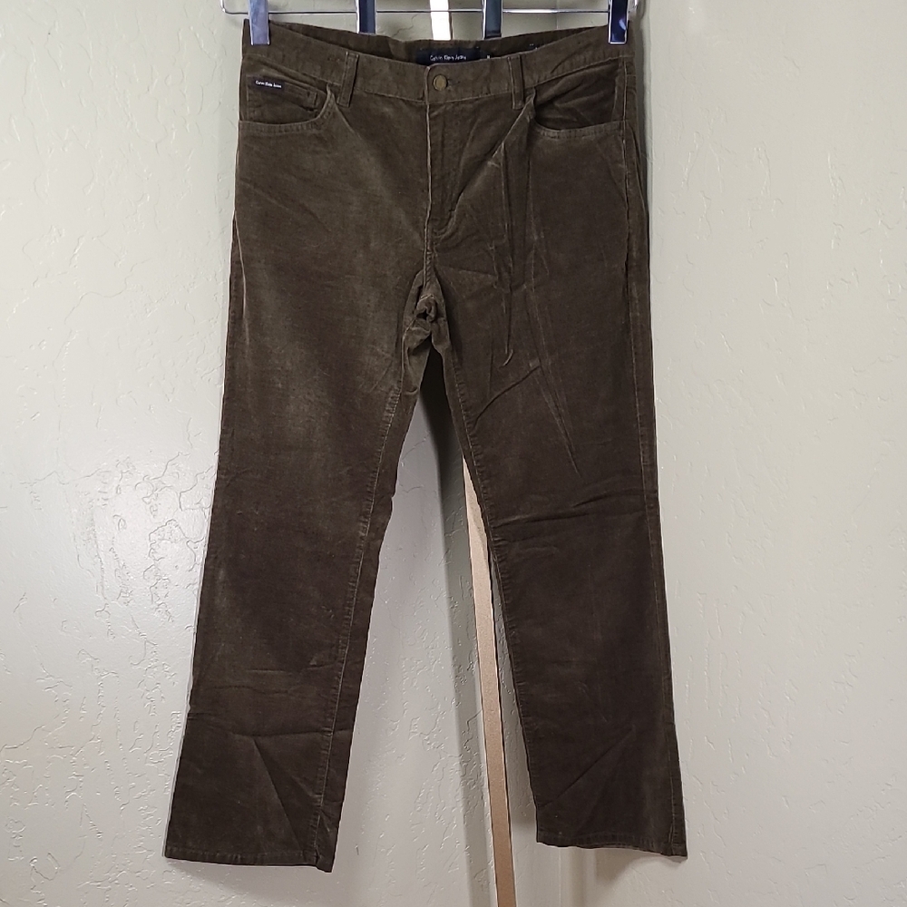 Calvin Klein Jeans Brown Corduroy‎ Bootcut Pants Size 14